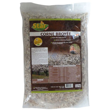 Corne broyée 13%n sac 2.5kg - STAR JARDIN