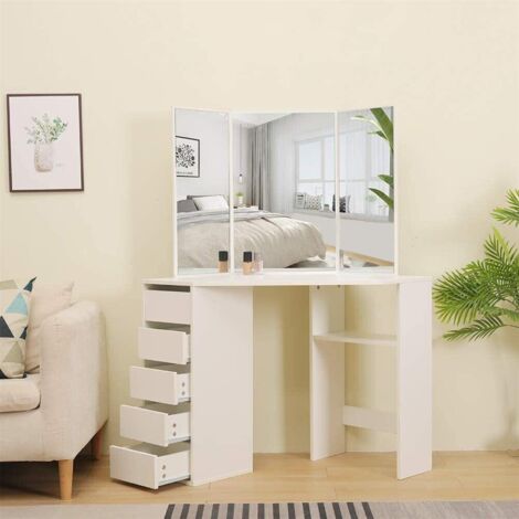 Corner dressing table