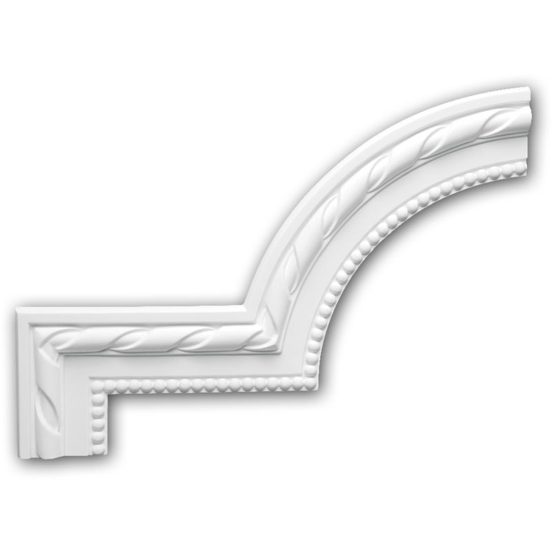 Corner element 152314 Profhome Decor ative Element Neo-Classicism style white