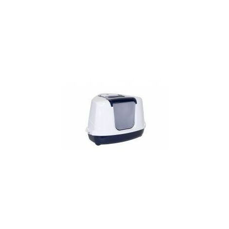 Corner Hooded Flip Loo Blue - 56cm - 352516