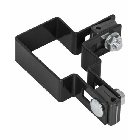 CORNER Pfostenklemme 60x40 SCHWARZ für Zaunelemente