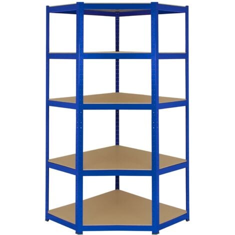 MONSTER RACKING Corner Shelves Garage Racking / 90cm x 45cm x 180cm Racking