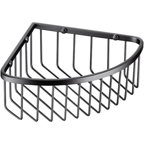Corner Shower Shelf  Shower Shampoo Holder 7.6CM Deep  Bathroom Shower Gel Holder  Stainless Steel Shower Caddy  Shower Shelf  Shower Storage-Gunmetal Gray