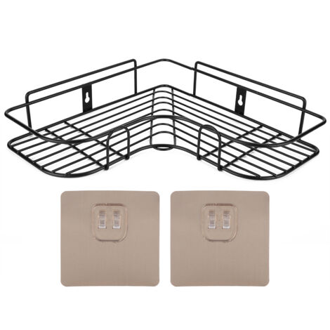 Corner Storage Organizing Stand Shelf for Bathroom Toiletry Storage No Drilling