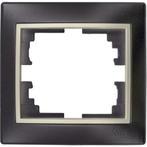 Cornice 1 elemento 83x81x10 nero SOLERA ERP71NU