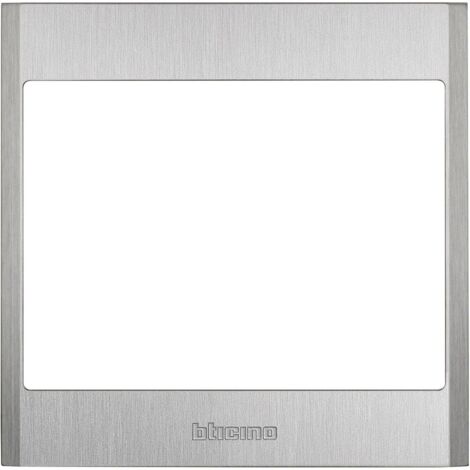 Cornice 1 modulo in finitura alluminio Linea 5000 BTicino 345201
