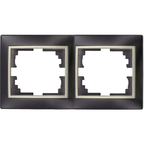 Cornice 2 elementi 154x81x10 nero SOLERA ERP72NU