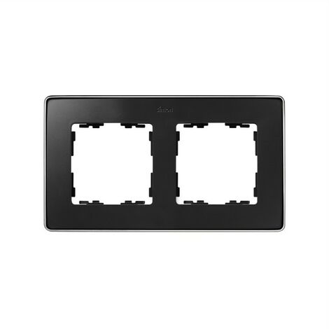 Cornice 2 elementi base grafite cromata SIMON 82 DETTAGLIO 8201620-241