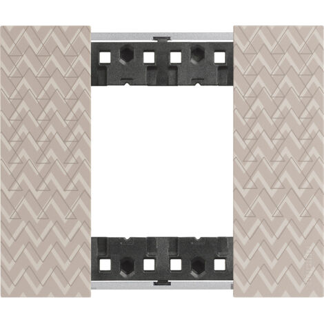 Cornice 2 Moduli IMD BTicino Living Now KA4802M Ottica