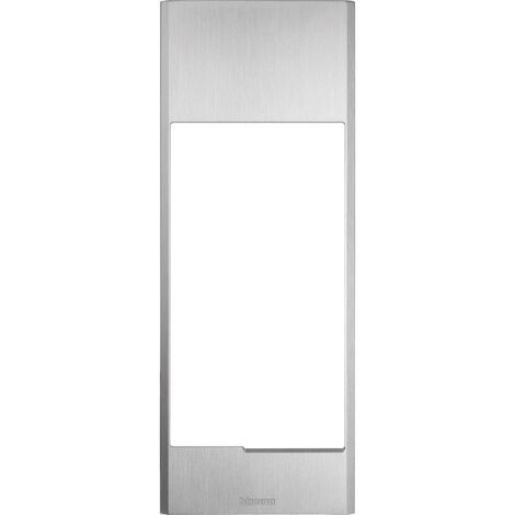 Cornice 3 moduli in finitura alluminio per modulo 345000 BTicino 345101