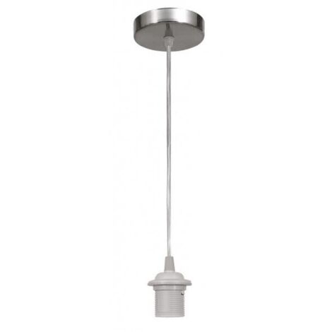 Cornice a sospensione 1xe27 h.reg.xd.10cm cromo