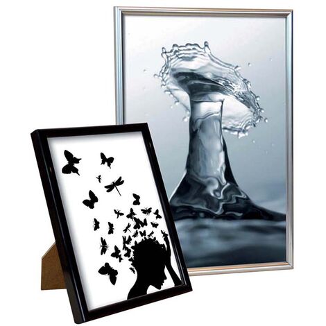 Cornice ambroise 35x50 colore argento satinato