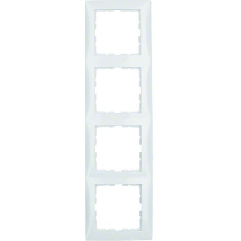 Cornice bianca neve a 4 ante B. quadrata