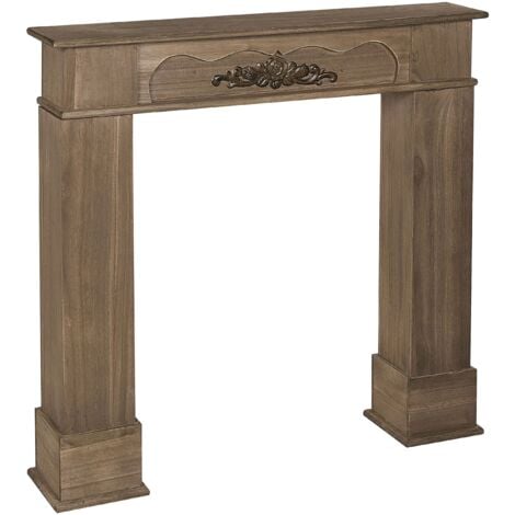 Consolle Shabby Chic intagliata in Legno di Teak, da Ingresso