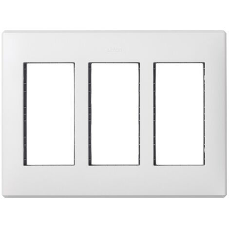 Cornice da incasso 3 moduli bianca SIMON 51010103-030