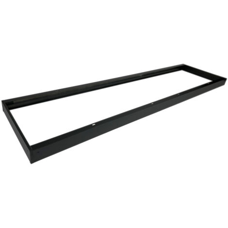 Cornice da superficie per pannelli LED 120x30 Nero