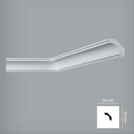 CORNICE DECORATIVA PER SOFFITTO mod. I709 - mm 14 x 40