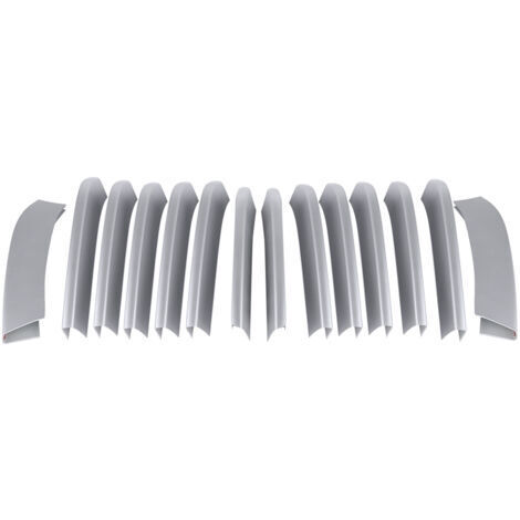 Cornice della griglia del paraurti anteriore, cornice della griglia per auto in plastica ABS cromata, ricambio per X5 F15 14-18
