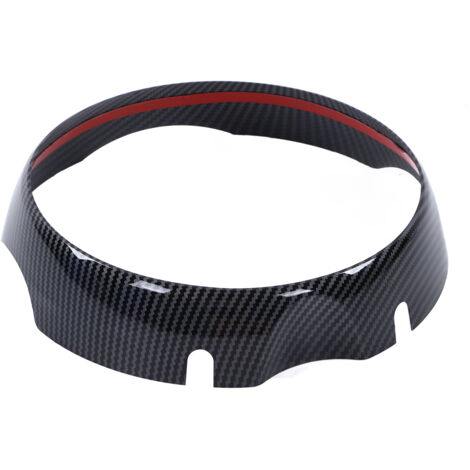 Cornice di rivestimento per navigatore in fibra di carbonio Yctze, ricambio per F55 5 porte hatchback 2014-2021, F57 2 porte cabriolet 2016-2021, protezione, installazione