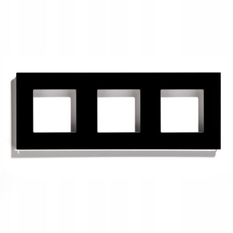 Cornice in vetro NERO a 3 campi per il sistema RTX SH