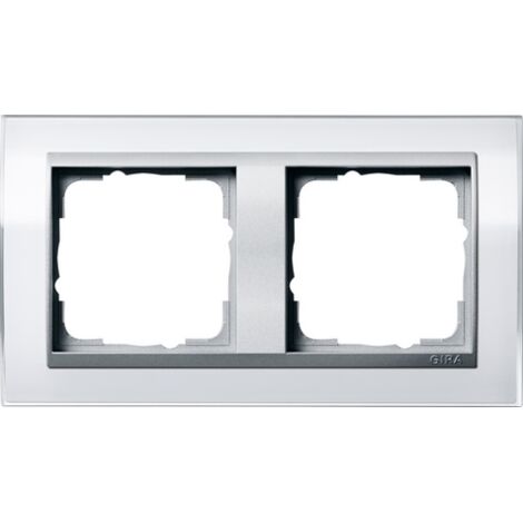 Cornice interruttore Gira 0212726 plastica IP20 8.4x16 cm