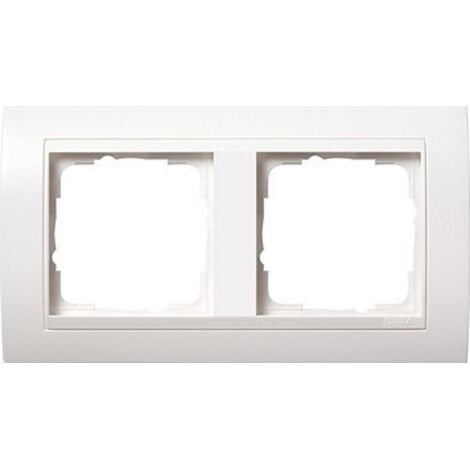 Cornice interruttore Gira 0212803 IP20 resistente rottura 2 posti
