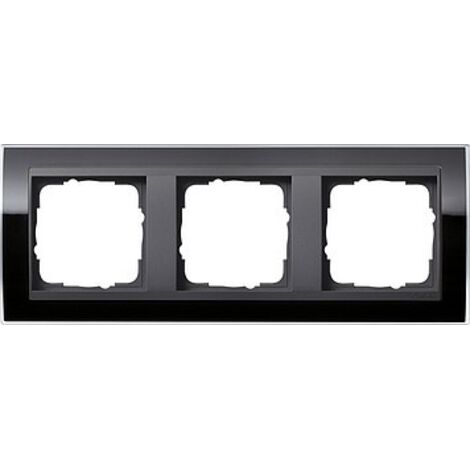 Cornice interruttore Gira 0213738 plastica senza viti 3 moduli