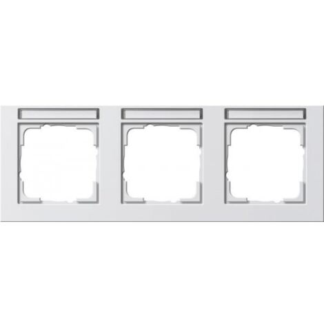 Cornice interruttore Gira e2 termoplastica 3 prese