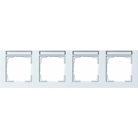 Cornice interruttore Gira system 55 IP20 senza viti campo etichette