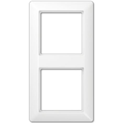 Cornice interruttore Jung as 582 bf ww 2 prese termoplastica