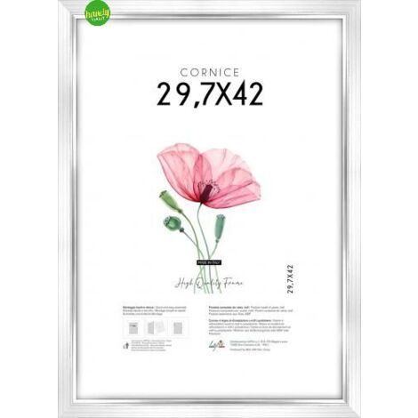 Cornice Lupia WHite Silver 29,7x42cm