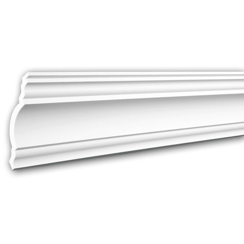 Cornice Moulding 150148F Profhome Flexible Moulding Coving Cornice Crown Moulding Neo-Classicism style white 2 m