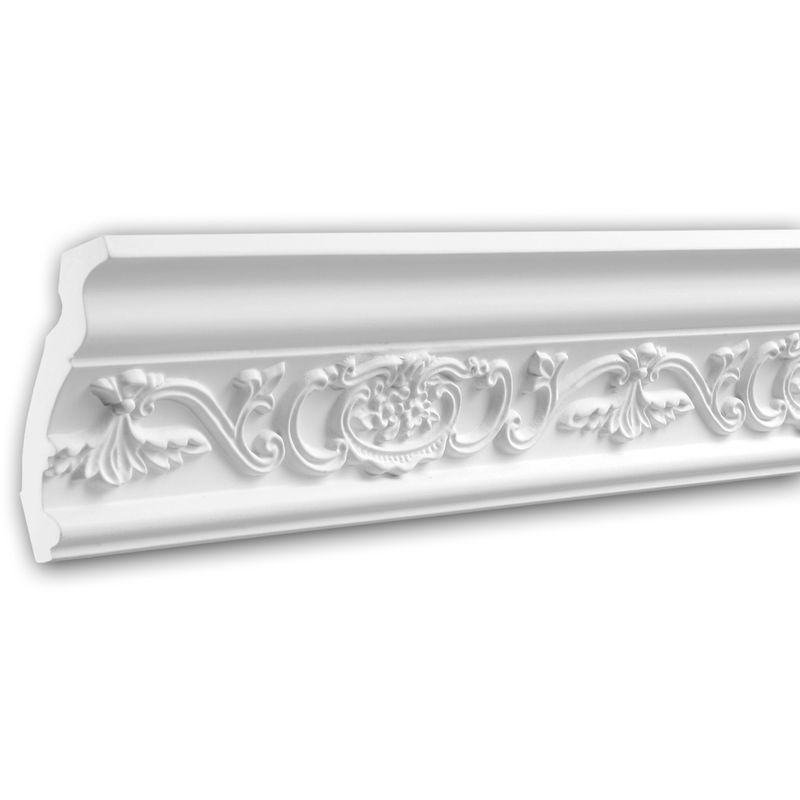 Cornice Moulding 150162 Profhome Decorative Moulding Crown Moulding Coving Cornice Neo-Renaissance style white 2 m