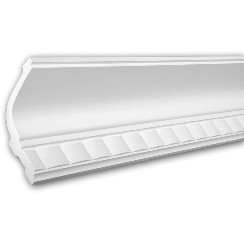 Profhome Decor - Cornice Moulding 150175F Profhome Flexible Moulding Coving Cornice Crown Moulding Neo-Classicism style white 2 m - white