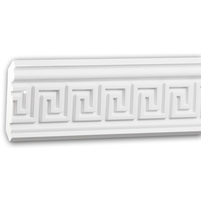 Profhome Decor - Cornice Moulding 150207 ative Moulding Crown Moulding Coving Cornice timeless classic design white 2 m - white