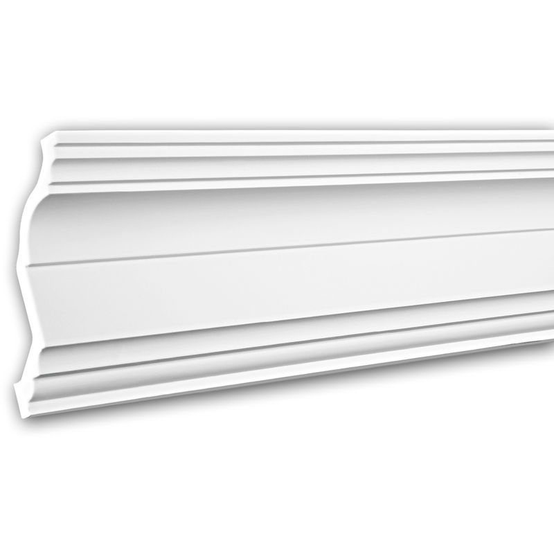 Cornice Moulding 150254 Profhome Decorative Moulding Crown Moulding Coving Cornice Neo-Classicism style white 2 m