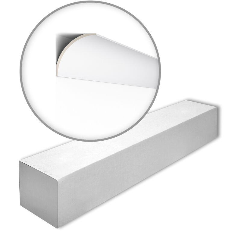 AD24-box arstyl Noel Marquet 1 Box 12 pieces Cornice moulding timeless classic design white 24 m - white - NMC