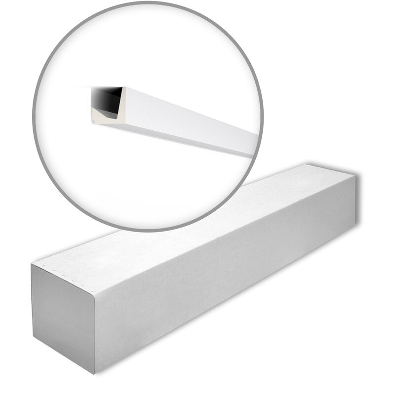 IL5-box arstyl Noel Marquet 1 Box 18 pieces Cornice moulding Moulding for indirect lighting contemporary design white 36 m - white - NMC