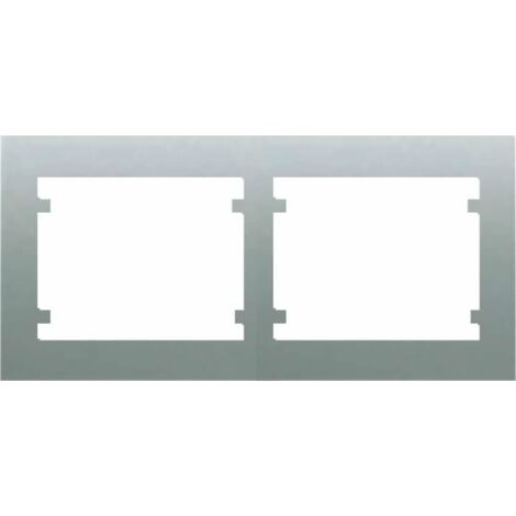 Cornice orizzontale a 2 elementi ALLUMINIO MERCURIO BJC IRIS 18002-MA