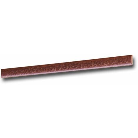 CORNICE P/PARATI 4,5X14 LISCIA 200 CM MOGANO 25 PZ