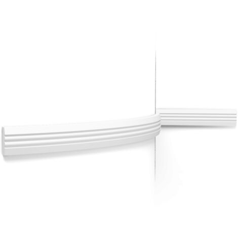 Cornice Parete flessibile modanatura aspetto stucco decorativo Cornicione Orac Decor P5021F LUXXUS