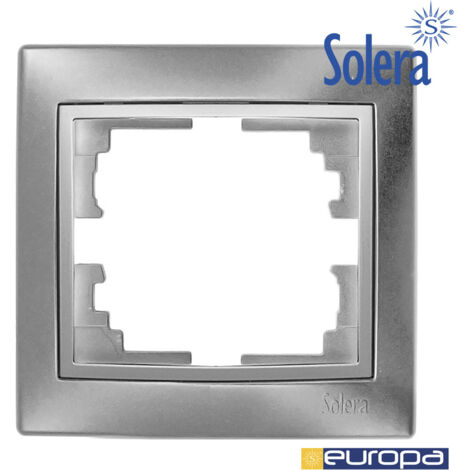 CORNICE PER 1 ARTICOLO ARGENTO 83X81X10MM.S.EUROPA SOLERA