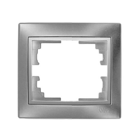 Cornice per 1 elemento argento 83x81x10mm SOLERA ERP71AU