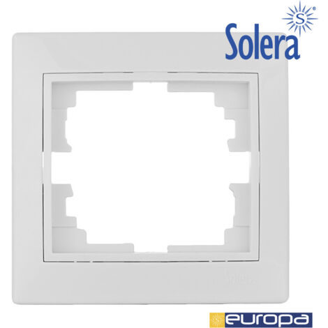 Cornice per 1 elemento bianco 83x81x10mm S.europea Solera Erp71u