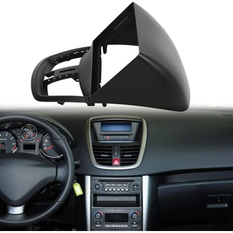 Cornice per autoradio da 9 pollici, pannello di navigazione GPS, pannello DVD per Peugeot 207 207CC, accessori