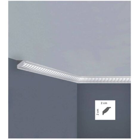 CORNICE POLISTIRENE CM.200 ART. X35 (SF35). Prezzo per 1 pezzo.