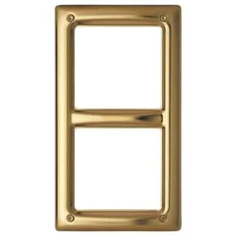 Cornice Pvd Color Ottone P/Tel 2 Moduli ( URMET cod. 1155/85 )
