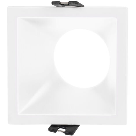 Cornice quadrata asimmetrica per faretto da incasso - Basso UGR -