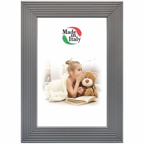 Cornice quadri look 40x50 grigio - 7 pz