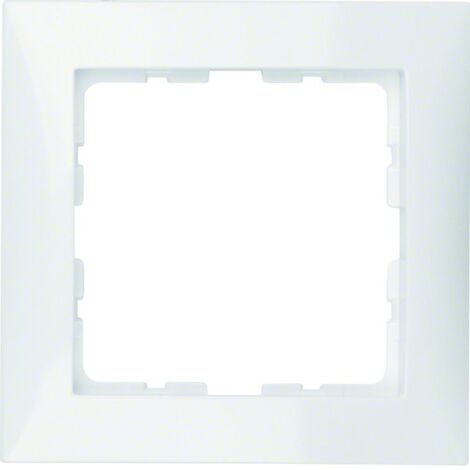 Cornice singola, bianco neve, B. quadrato